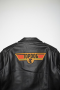 Snoopy leather jacket